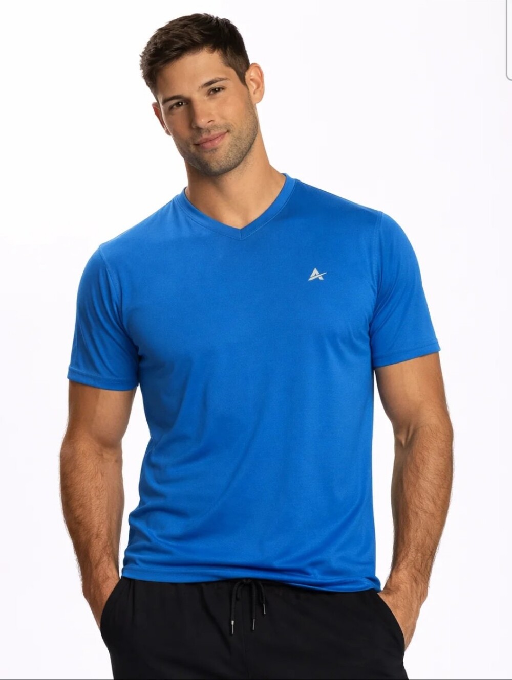 Arctic Cool Men’s Cooling UV V-Neck Shirt 3XL Polar Blue NWT